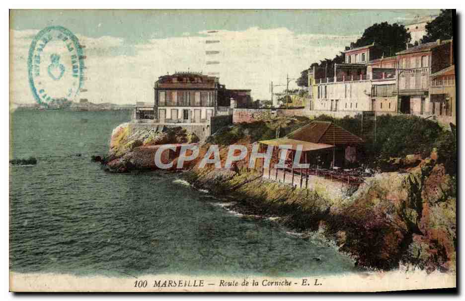 CPA Marseille Route de la Corniche
