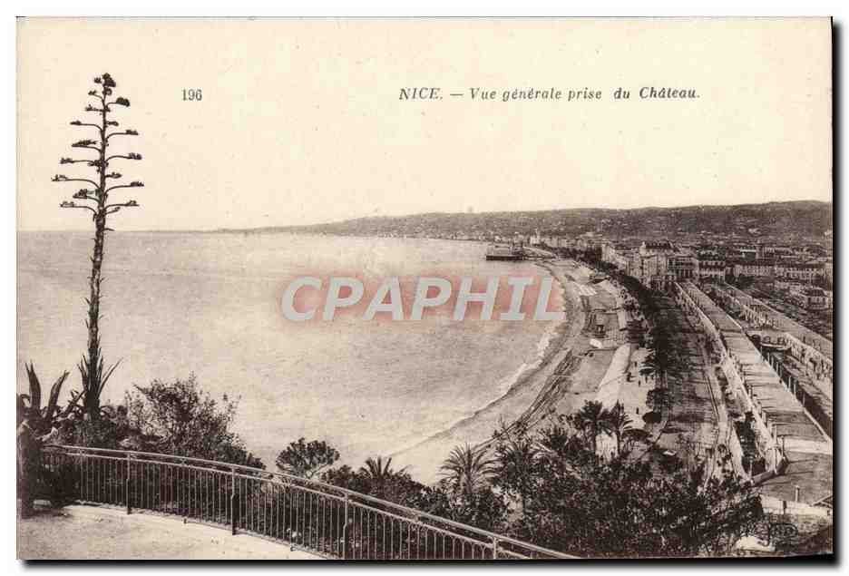CPA Nice Vue Generale Prise du Chateau