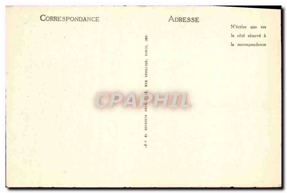 CPA Juan Les Pins La Pinede et la Plage — Rückseite