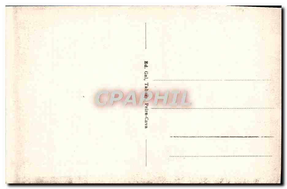 CPA Peira Cava Soleil couchant — Rückseite