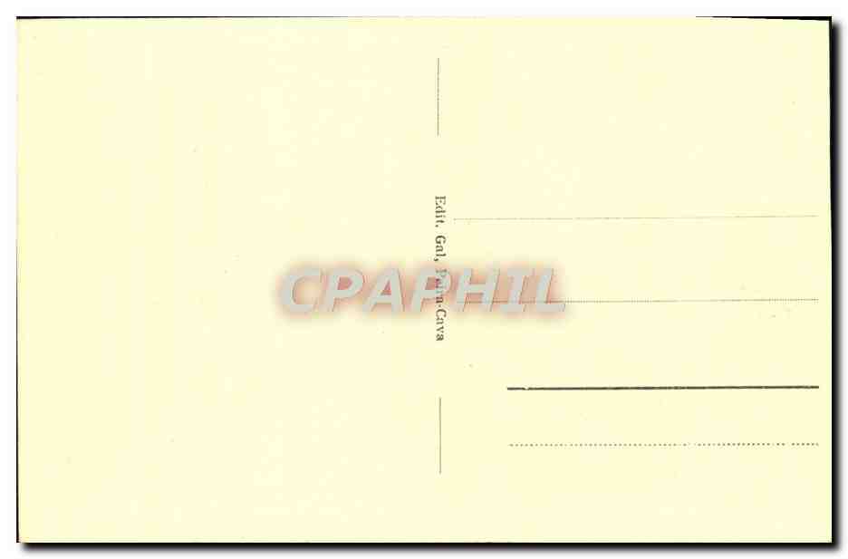 CPA Peira Cava Sports d'hiver — Rückseite