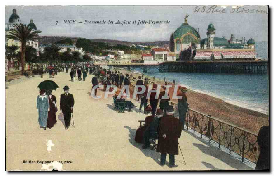 CPA Nice Promenade des Anglans et Jetee Promenade