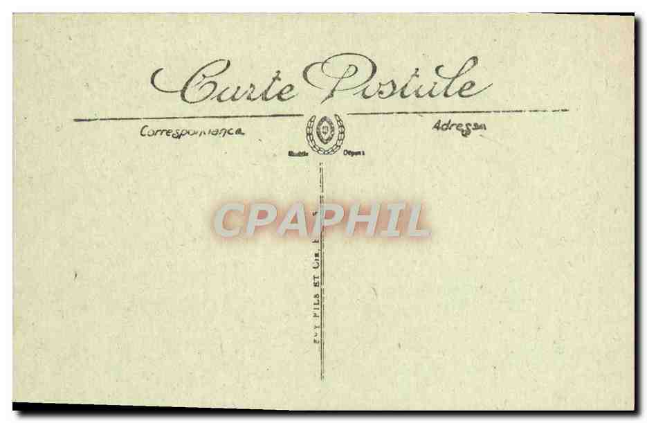 CPA Monte Carlo Le Ravin de Sainte Devote — Rückseite