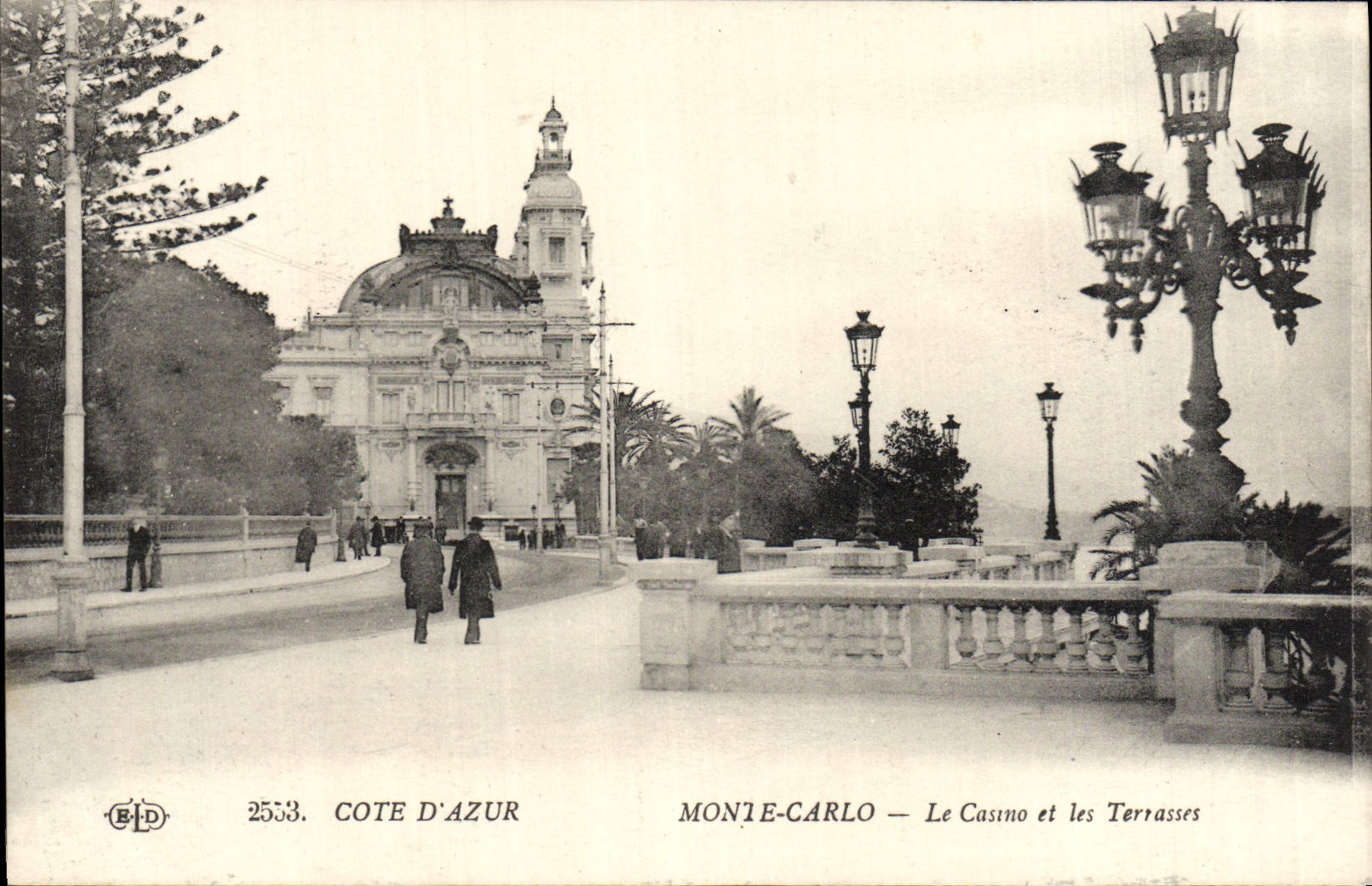 CPA Monte Carlo Le Casino et les Terrasses