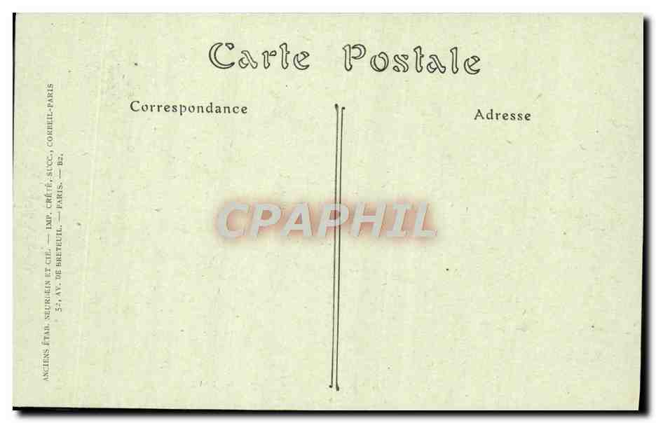 CPA Villeferanche Sur Mer La Rade Bateaux — Verso