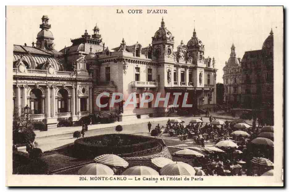 Monte-Carlo — Le Casino et l'Hôtel de Paris — Munier, Nice