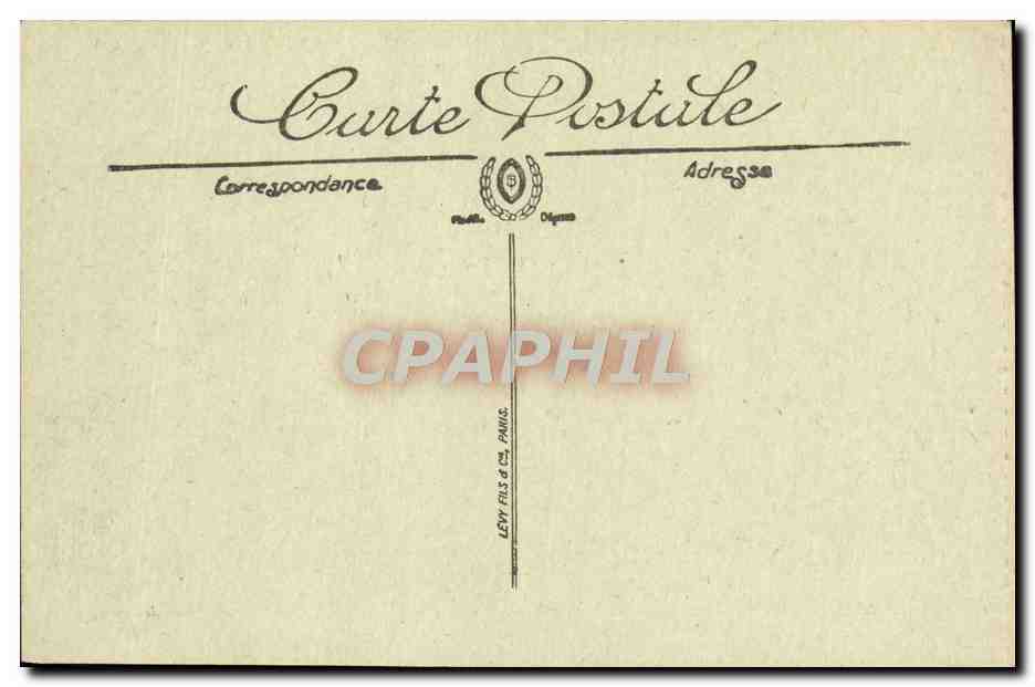 CPA Monte Carlo Le Palais du Prince et Monument Commemoratif — Rückseite