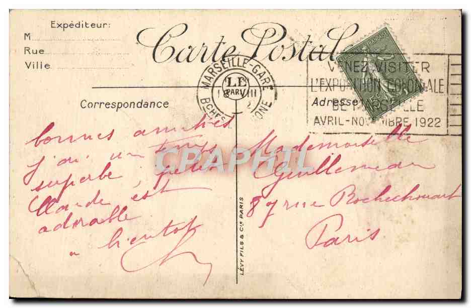 CPA Marseille Le Vieux Port Bateaux — Reverso