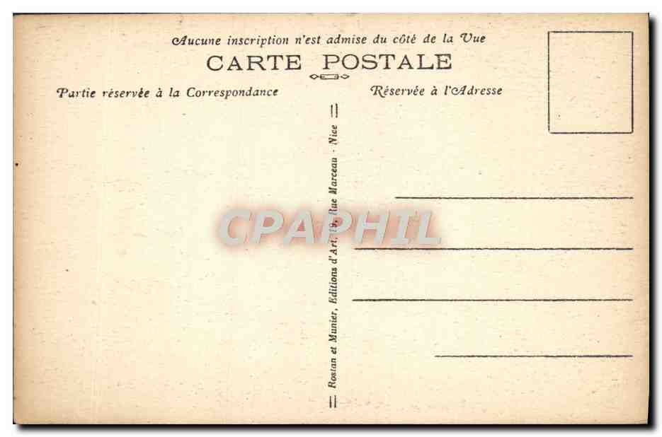 CPA Beaulieu Jardin Fleuri — Rückseite