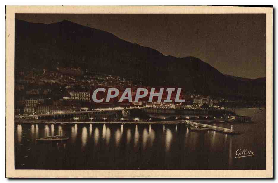 CPA Monte Carlo La nuit