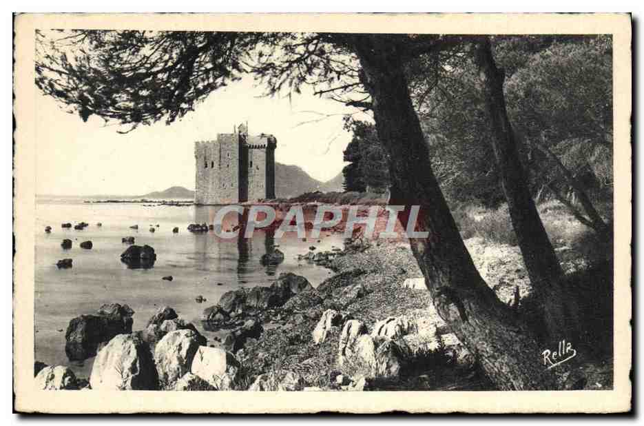 CPA Iles de Lerins Saint Honorat L'ancien monastere fortifie
