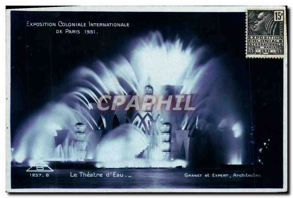Le Théâtre d'Eau — Exposition Coloniale Internationale de Paris 1931 — Granet et Expert, Architectes