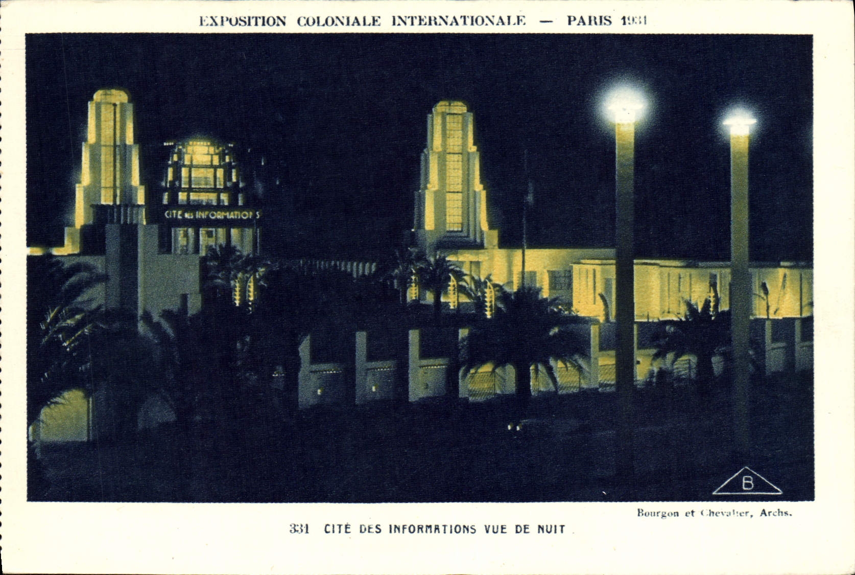 Cité des Informations — Exposition Coloniale Internationale — Paris 1931