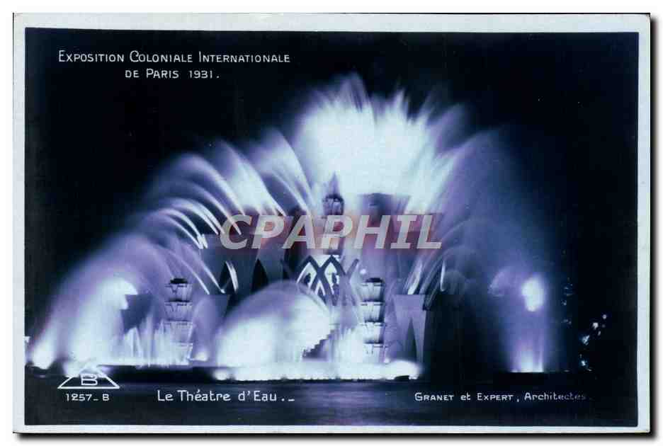 CPA Exposition Coloniale Internationale De Paris 1931 Le theatre d'eau 