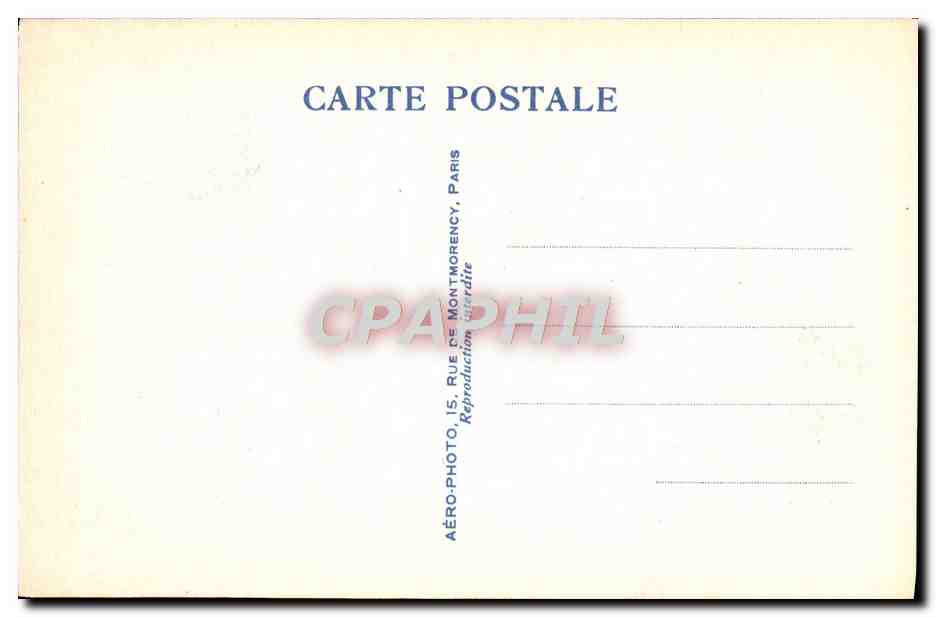 Vue aérienne de l'Exposition coloniale — Paris 1931 — Aéro-Photo, T.144 — Verso