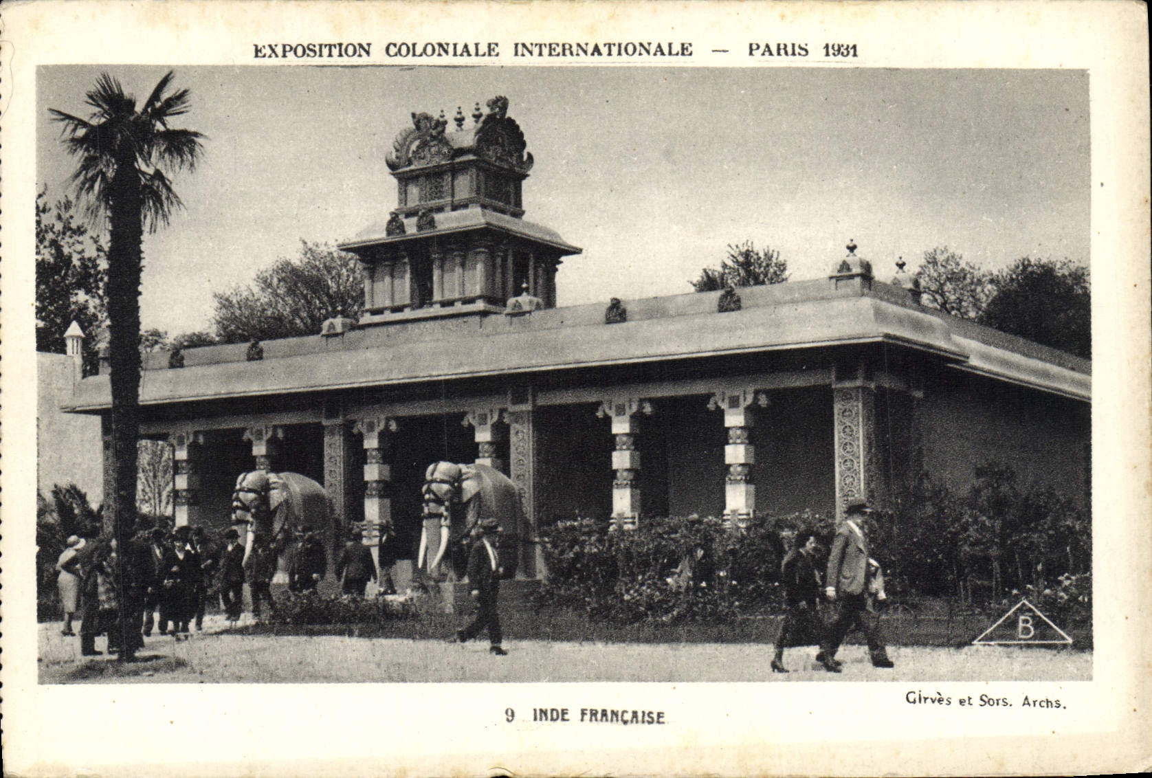 CPA Exposition Coloniale Internationale De Paris 1931 Inde Francaise Elephant
