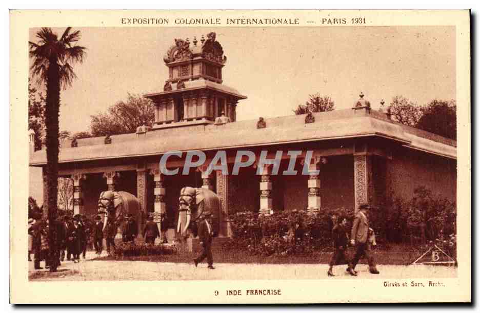 India francesa — Exposición colonial internacional — París 1931 — Girvès et Sors, Arch.