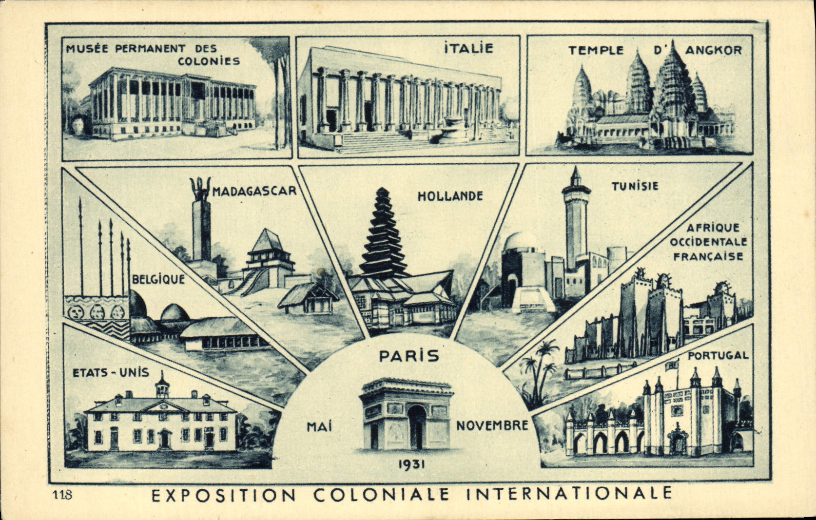 CPA Exposition Coloniale Internationale De Paris 1931 