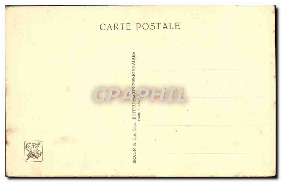 CPA Exposition Coloniale Internationale De Paris 1931 AOF Le camp des gardes et le palais — Rückseite