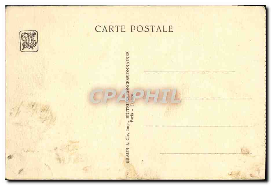 Cartolina d'epoca Esposizione Coloniale Internazionale di Parigi 1931 Il Congo Belga — Verso