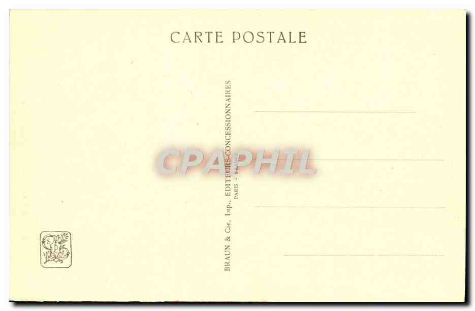 Exposition Coloniale Internationale — Paris 1931 — Jardin du Congo Belge — Pavillon des Transports — H. Lacoste, Architecte S.A.D.G. — Rückseite