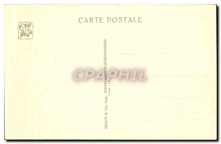CPA Exposition Coloniale Internationale Paris 1931 Vue du minaret prise du vieux port espagnol  — Rückseite