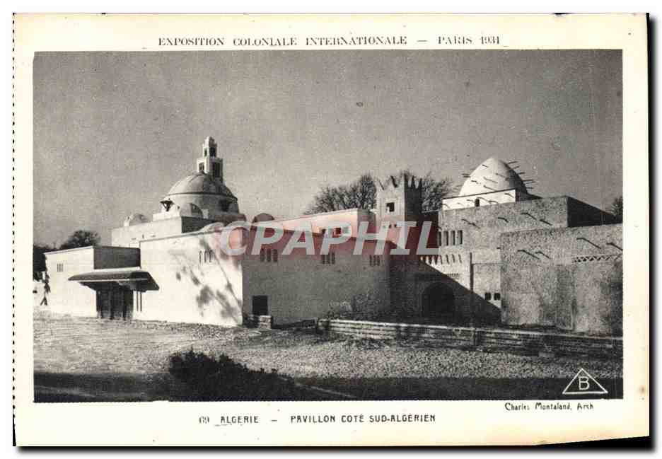 CPA Exposition Coloniale Internationale Paris 1931 Algerie Pavillon Cote Sud Algerien 