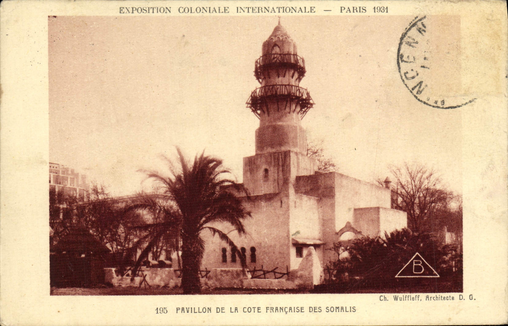 CPA Exposition Coloniale Internationale Paris 1931 Pavillon de la Cote Francaise des Somalis
