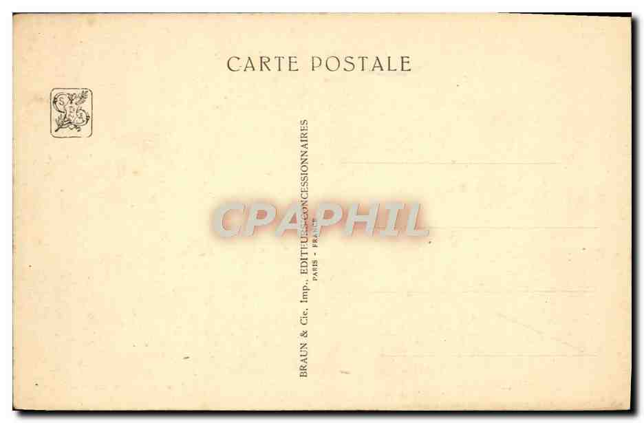CPA Exposition Coloniale Internationale Paris 1931 Cameroun Togo Entree du pavillon de la chasse — Rückseite