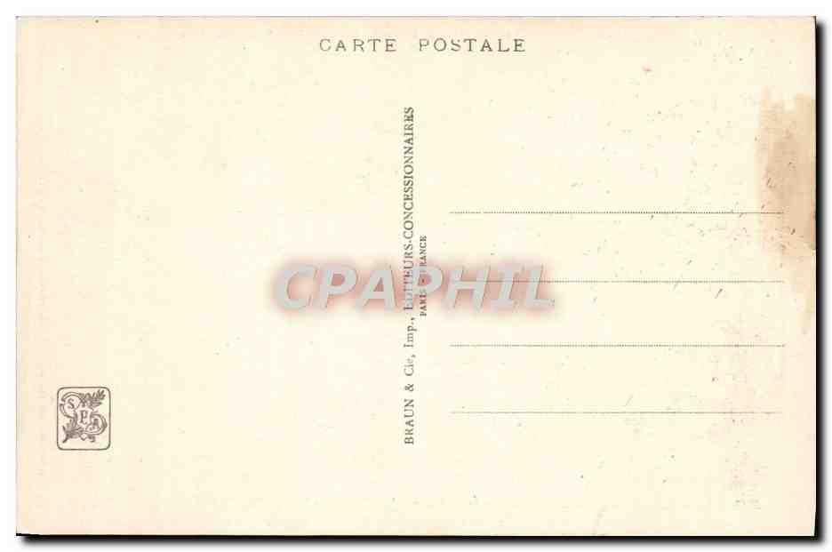 CPA Exposition Coloniale Internationale Paris 1931 Cameroun Togo Entree du pavillon de la chasse — Rückseite