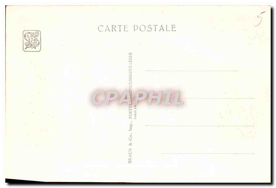 Esposizione Coloniale Internazionale — Parigi 1931 — Camerun Togo — Vista generale del Grand Palazzo — Boileau & Carrière, Archs. — Verso