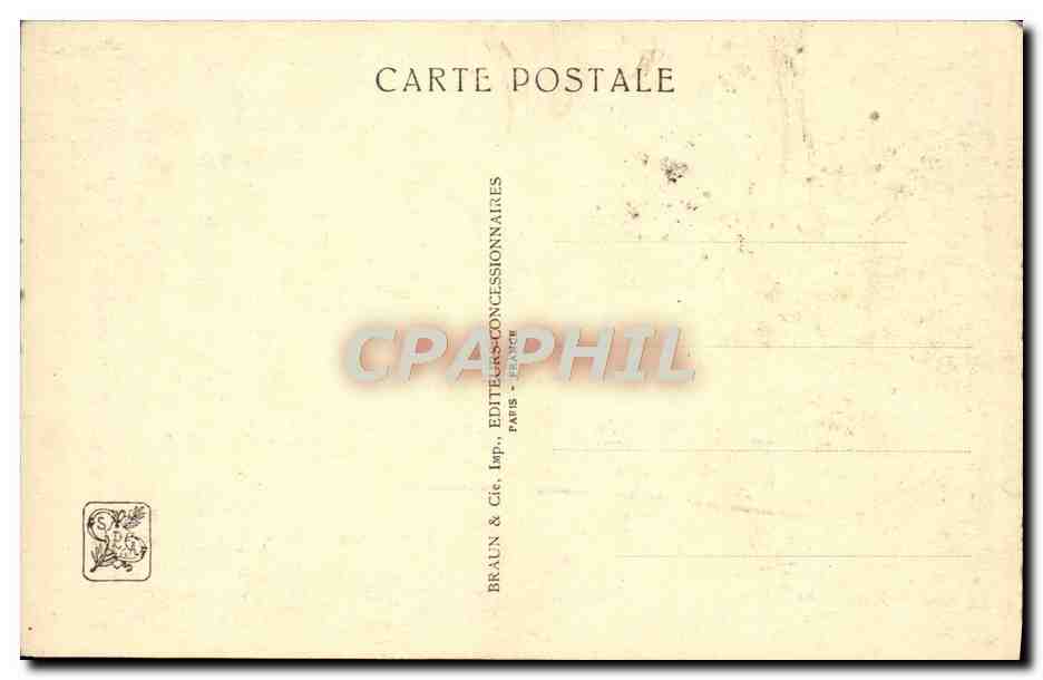 Exposition Coloniale Internationale - Paris 1931 — Section Tunisienne - Un Coin des Souks — V. Valensi, Architecte D. P. L. G. — Rückseite