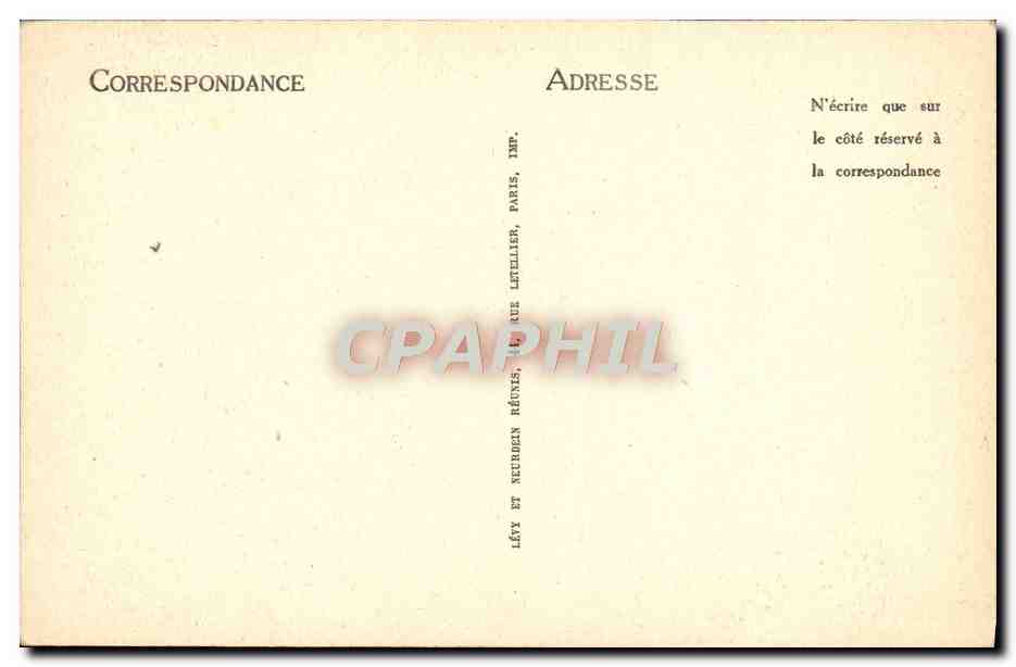 CPA Paris La Sainte Chapelle — Verso