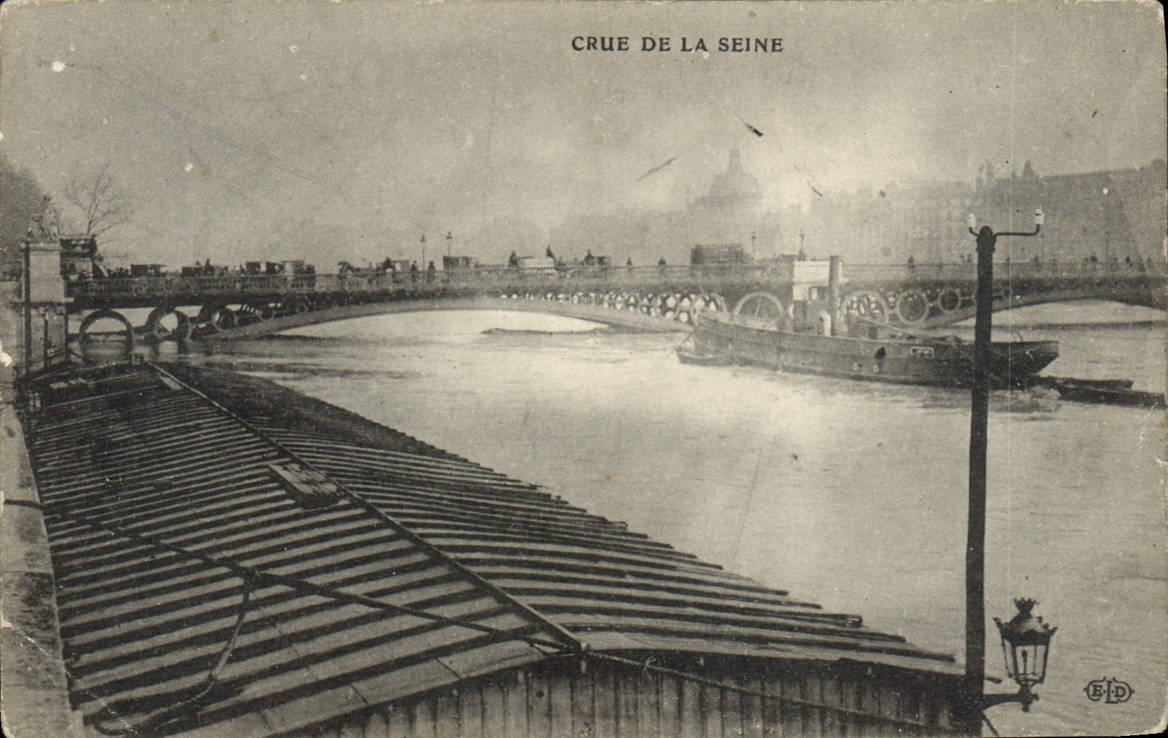 CPA Crue De La Seine Paris 