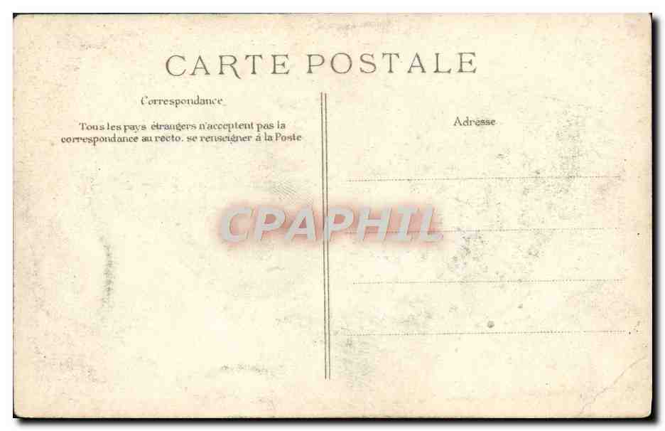 CPA Crue De La Seine Paris  — Rückseite