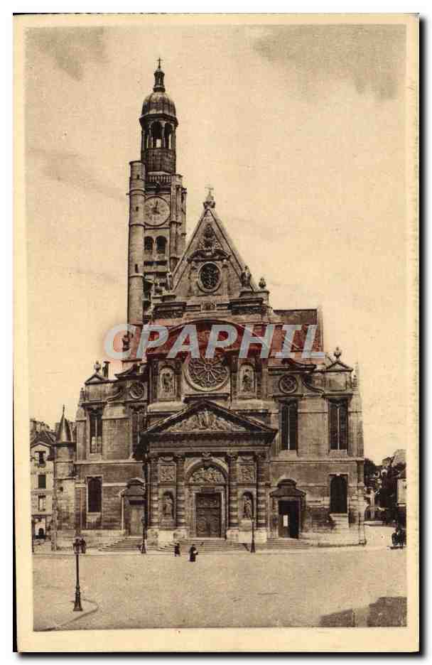 CPA Paris Eglise Saint Etienne Du Mont