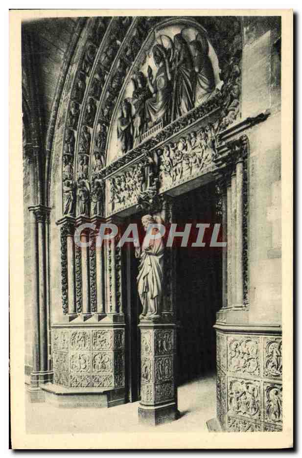 CPA Paris La Sainte Chapelle Portail De La Chapelle Haute