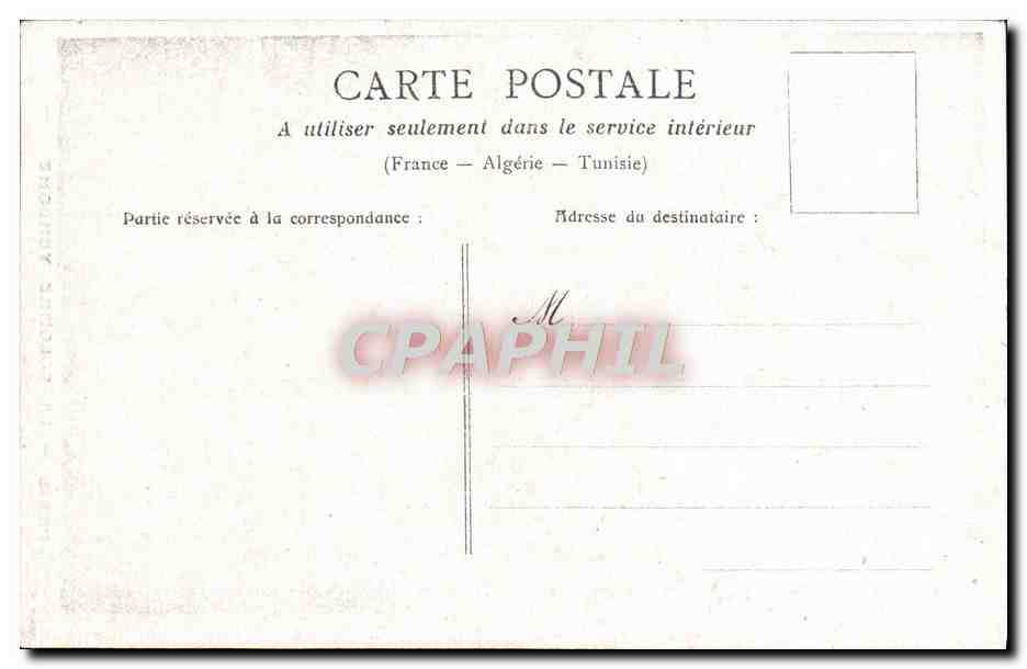 CPA Paris La Colonne Vendome — Rückseite