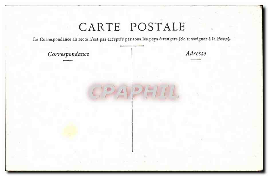 CPA Paris La Grille Du Parc Monceau — Verso