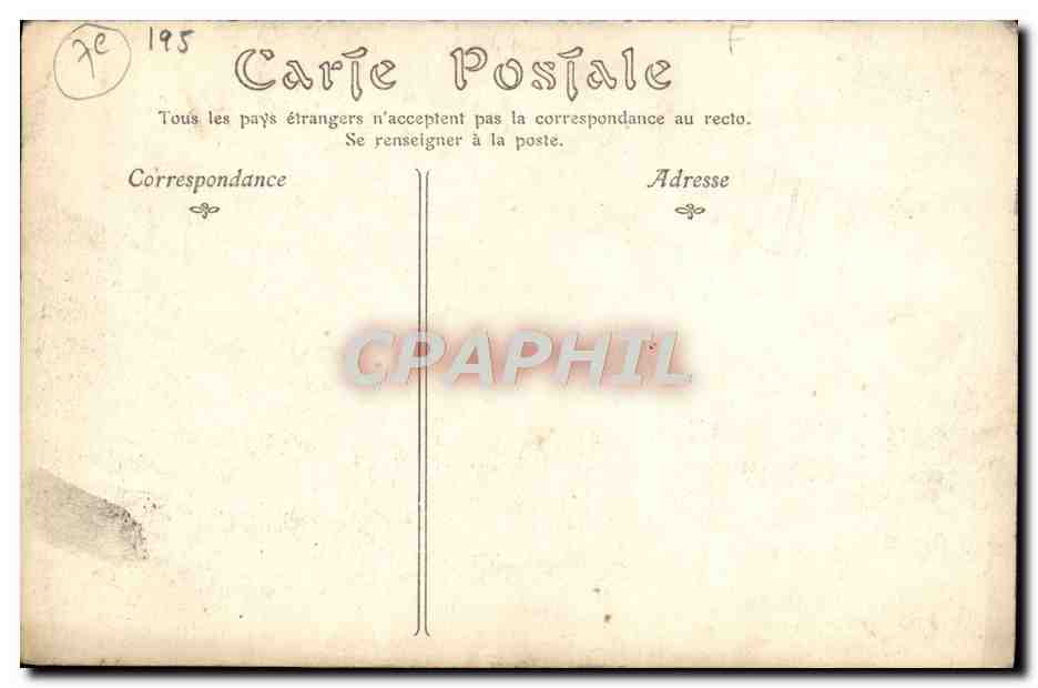 Pont Alexandre III — Illumination pour l'Exposition Déccennale de l'Automobile — M. G. Rives, Commissaire Général — Verso