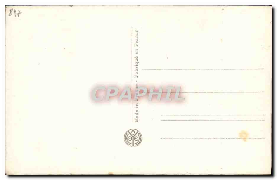 CPA Exposition Des Arts Decoratifs Souvenir De Paris — Verso