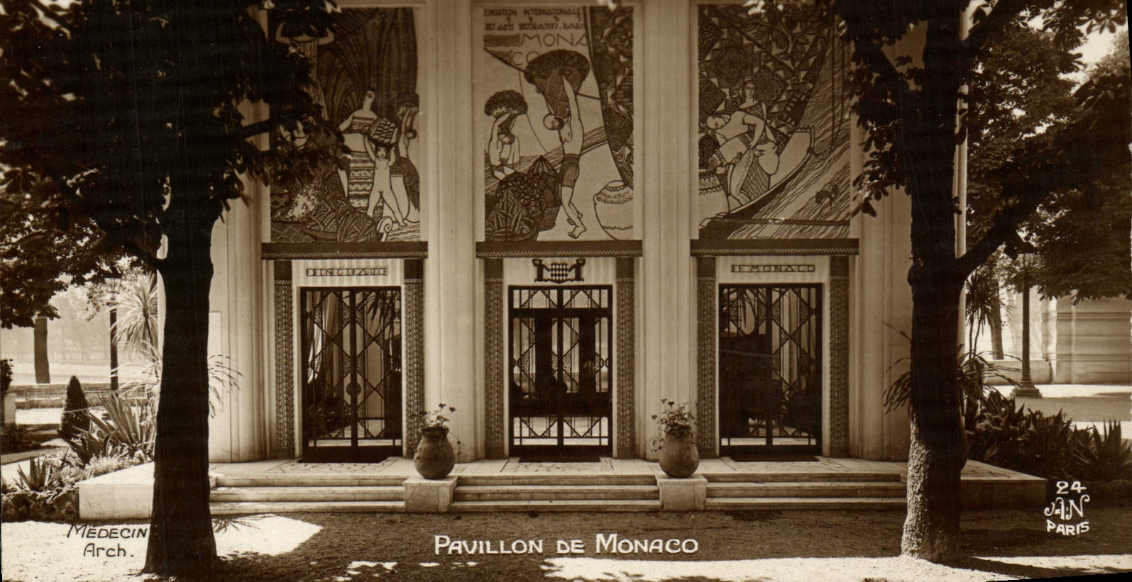 CPA Pavillon De Monaco Paris Exposition des Arts Decoratifs