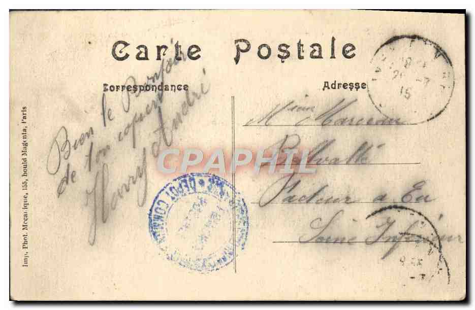 CPA Paris Jardin Des Plantes Vue Generale Prise De La Terrasse Du Musee De Zoologie Zoo — Rückseite