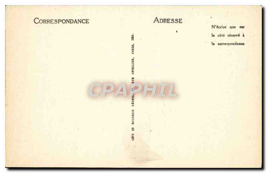 CPA Paris L'Eglise De La Madeleine — Verso