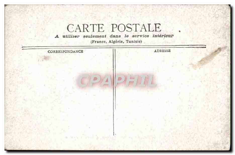 CPA Paris La Madeleine Rue Royale — Rückseite