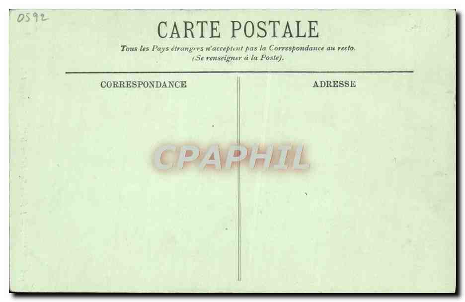 CPA Paris L'Eglise Saint Gervais — Rückseite