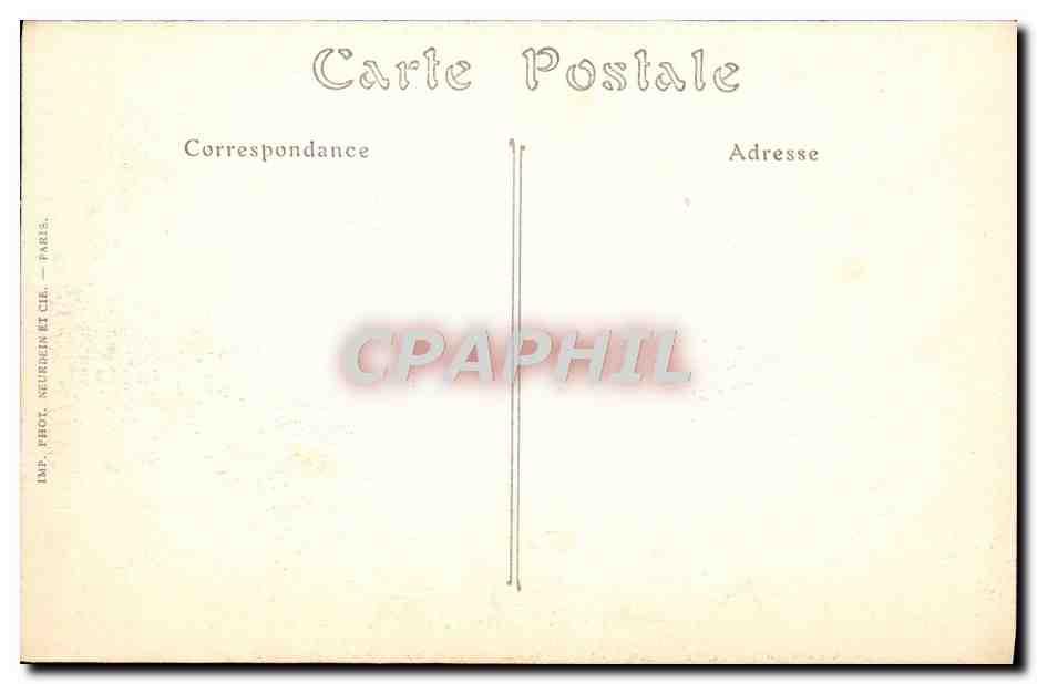 CPA Paris La Sainte Chapelle Linteau Et Tympan De La Loggia — Rückseite