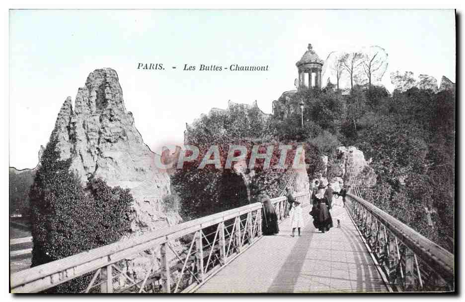 CPA Paris Les Buttes Chaumont