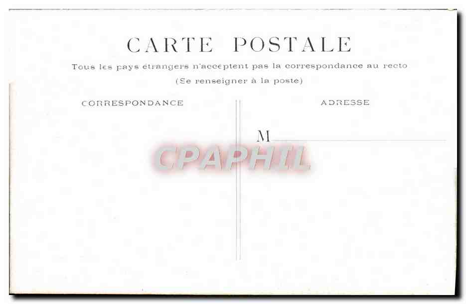 CPA Paris Les Buttes Chaumont — Verso