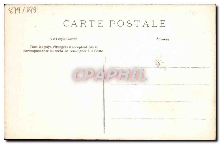 CPA Paris Boulevard Poissonniere — Rückseite